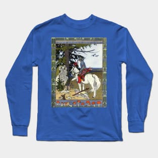 Prince Ivan, The Firebird and the Gray Wolf - Ivan Bilibin Long Sleeve T-Shirt